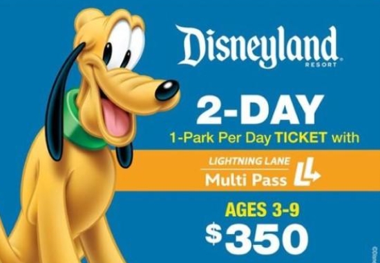 disney 2 day pass