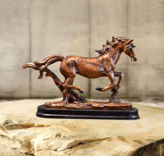 Small Bronze Horse Statue